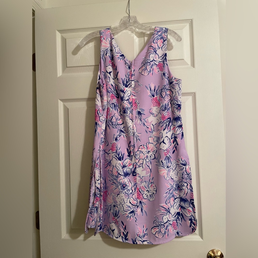 Lilly Pulitzer Light Lilac Trunks in the Air Romper (Size 8) - Picture 5 of 6